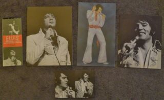 1970 Elvis Presley Summer Festival Menu,  Photos,  Postcard & Record & Tape Catalg