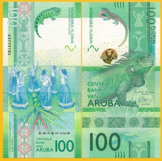 Aruba 100 Florin P - 2019 Unc Banknote - - Last Piece