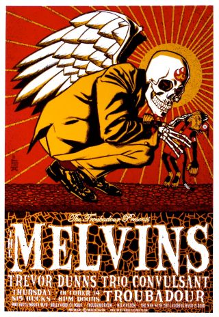 The Melvins Concert Poster 2004 Brian Ewing