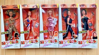 1997 Spice Girls Girl Power Dolls Set Of 5 Galoob In Boxes Spiceworld