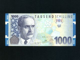 Austria:p - 155,  1000 Schilling,  1997 Karl Landsteiner Unc