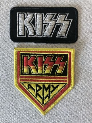 Kiss Army Newsletter Patch Set - 1980 Aucoin