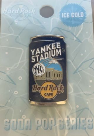 Hard Rock Cafe Yankee Stadium 2020 Soda Pop Usa Regional Series Pin On Card