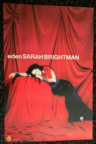 Sarah Brightman Eden 24x36 Promo Poster Angel 1999