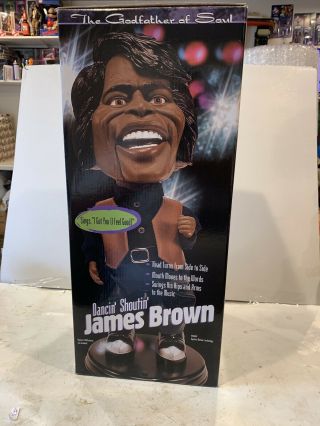 Dancin Shoutin Singing James Brown Electonic Animation Doll By Gemmy