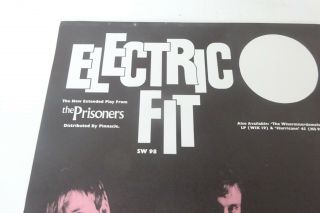 THE PRISONERS ELECTRIC FIT 1984 BIG BEAT EP ADVERTISING POSTER 2