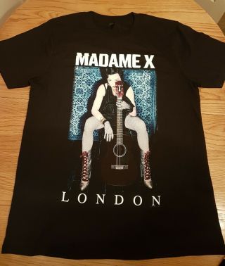 Madonna Madame X Official Concert Merchandise London Palladium T Shirt 2020