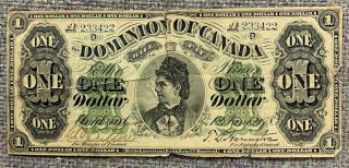 1878 Dominion Of Canada $1 - Payable At Montreal - Dc - 8e - I