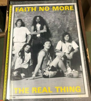 Vintage Music Poster 1989 Faith No More The Real Thing Rolled 25x35