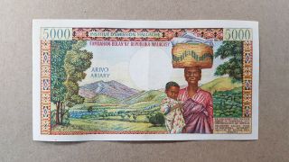 Madagascar 5000 francs 1966 2