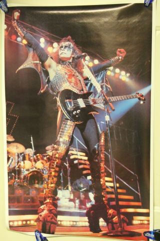 Kiss Gene Simmons Poster 1977
