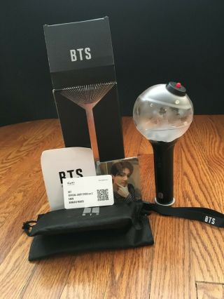 Official Bts Army Bomb (light Stick) Version 3,  Bluetooth,  6 Photocards