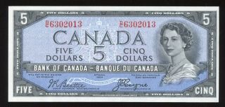 1954 Bank Of Canada $5 - Devil 