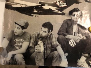Rare Giant Beastie Boys Poster Licensed To Ill 1986 Hip Hop Def Jam Mca Nyc