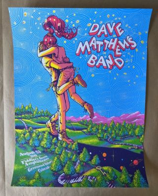Dave Matthews Band Dmb Poster 8/23/19 Fiddler 