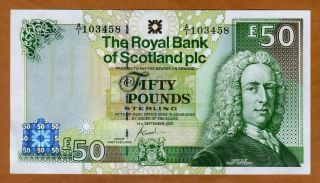 Scotland Royal Bank,  50 Pounds,  2005,  P - 367,  Unc