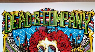 Dead & Company Grateful Dead Chicago Wrigley Field Artist S/N /100 AJ Masthay 3