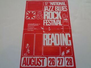 Thin Lizzy,  Aerosmith,  U Heep Etc 17th Reading Festival 1977 Uk Concert Flyer