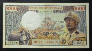 République Centrafricaine - 1000 Francs - 1974