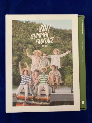 Bts Official Merch Bts Summer Package 2017 Full Set Suga Selfie Book Pre - Owned