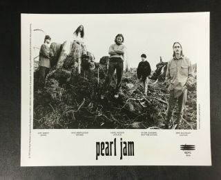 Vintage 1993 Pearl Jam Press Promo Photo 8x10 Eddie Vedder Mccready