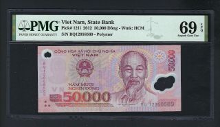Viet Nam 50000 Dong 2012 P121i Uncirculated Graded 69