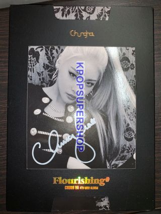 Chungha 4th Mini Album Flourishing Autographed Signed Promo Cd Great Cond Oop