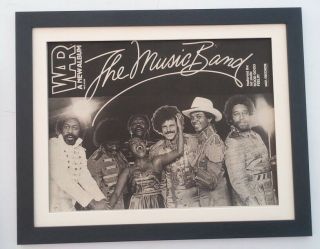 War The Music Band 1979 Poster Ad Framed Fast World Ship