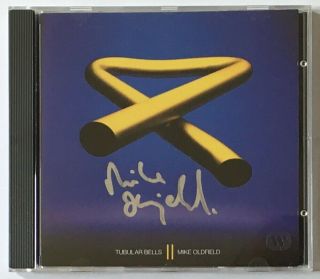 Mike Oldfield Tubular Bells 1992 Uk Cd,  Fully Autographed Inlay