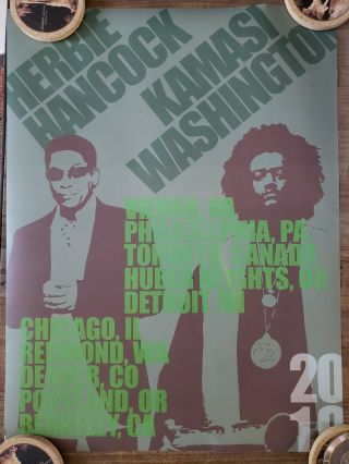 Herbie Hancock & Kamasi Washington 2019 North American Tour Poster