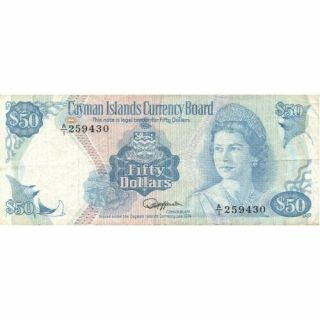 Cayman Islands - 50 Dollars 1974 P.  10a