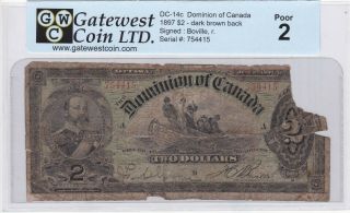 Dominion Of Canada 1897 $2