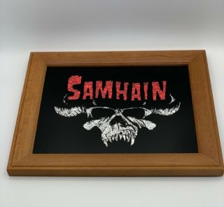 Samhain Carnival Foil Mirror Punk Rock The Misfits Glenn Danzig Horrorpunk