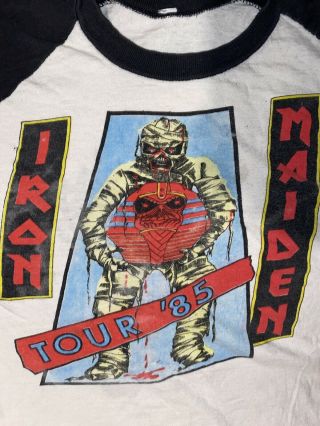 Iron Maiden 1985 Vintage World Slavery Tour Tee