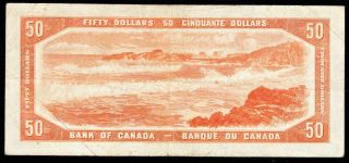 1954 Bank of Canada $50 Devil Face Note - Fine/VF - Coyne Towers - 0087351 CB30 2