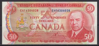 1975 Bank Of Canada $50 Dollar Rcmp Musical Ride Ehf Prefix Choice Unc Note