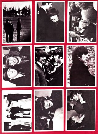 1964 Topps The Beatles “a Hard Days Night” - Near Complete Set Of 51 Cards - Ex