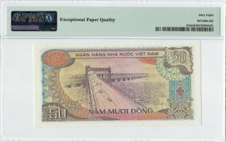 Viet Nam,  State Bank 1985 (ND 1987) 50 Dong P - 97a PMG 68 EPQ None Finer 2
