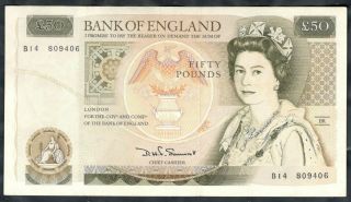 England - 50 Pounds 1981 - P.  381a