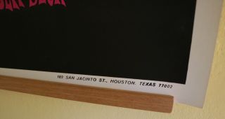 VTG 1969 Jeff Beck Blacklight Poster 35 X 23 • Houston Blacklight & Poster • NOS 3