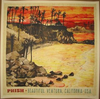 Phish Ventura County Fairgrounds Beach Poster Art Print S/n X/500
