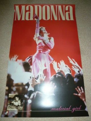 MADONNA - Material Girl : 1985 US promo - only POSTER : very rare 2