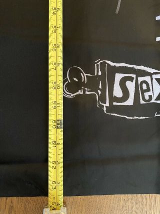 Vintage Sid Vicious SEX PISTOLS Large Fabric Poster Banner 22x64 Inch 1989 USA 3