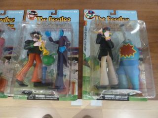 THE BEATLES YELLOW SUBMARINE MCFARLANE ACTION FIGURE SET OF FOUR (4) Different 3