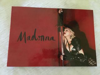 Madonna Rebel Heart Tour Vip Ltd Edition Concert Book And Tote Bag