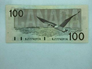 1988 Canadian $100 Banknote.  Uncirculated.  1 Of 3