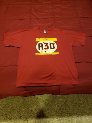 Rush R30 Red Tour Shirt Rare Oop Htf Size Xl