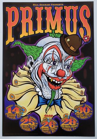 Primus Concert Poster 2003 Bgp - 309 Warfield