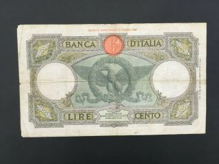 ITALIAN EAST AFRICA 100 Lire 1939 2