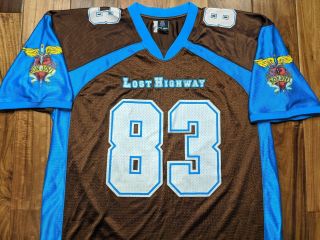 Rare Bon Jovi Lost Highway Jersey 83 Mens Xl World Tour 2007 Concert Tee T - Shirt